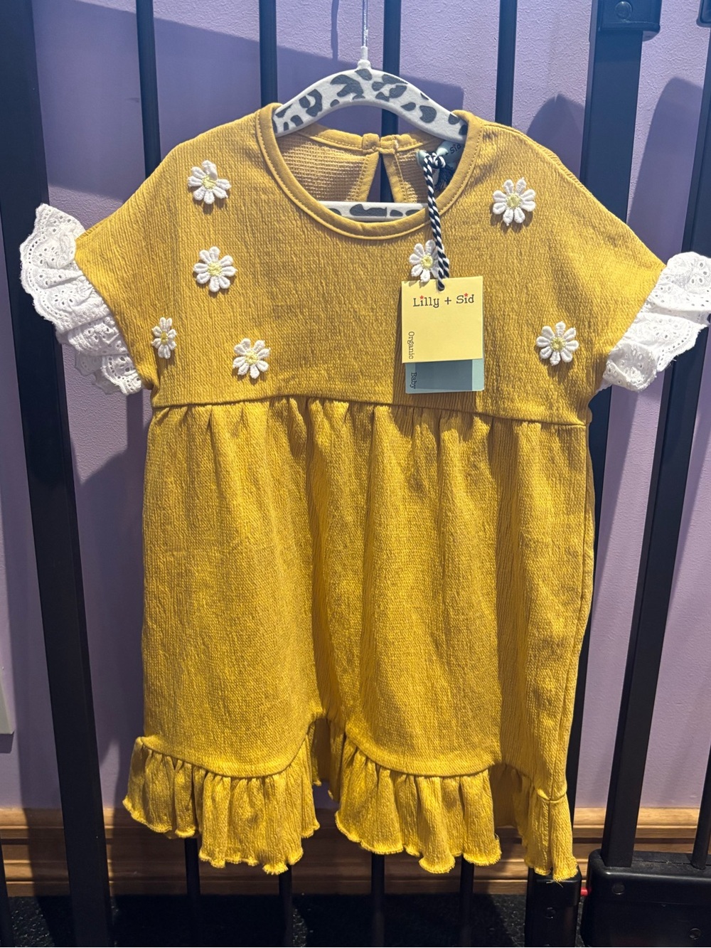 LILLY + SID CHEESECLOTH FOLK DRESS
YELLOW 18-24 MONTH NWT